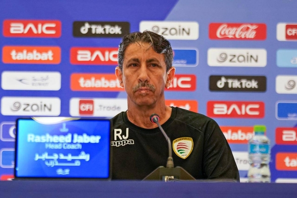 Oman head coach Rasheed Jaber.