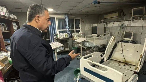 The hospital director was detained during an Israeli raid last Friday