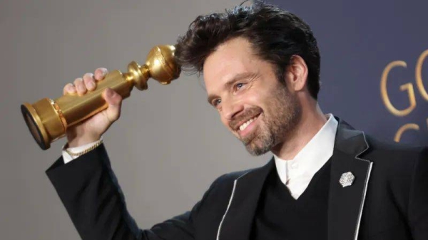 Sebastian Stan, who had two Globe nominations, won for his performance in A Different Man