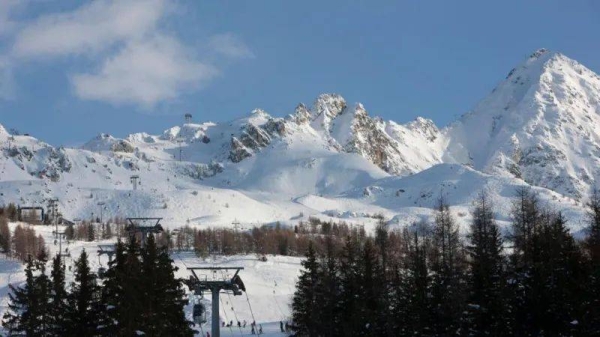 The collision happened on a black run at the Les Arcs resort in Savoie, south-eastern France