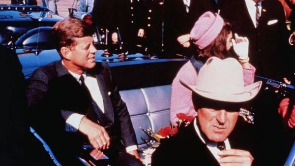 President John F Kennedy was killed while driving through Dallas in 1963