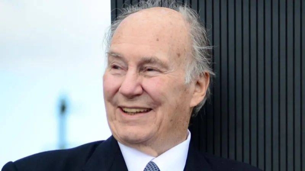 Prince Karim Aga Khan was the 49th hereditary imam of the Ismailis