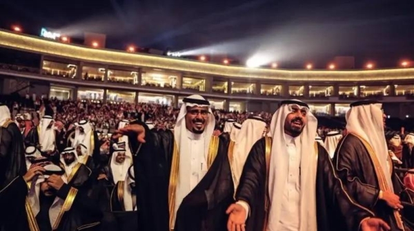 In an exceptional night full of joy and happiness, the General Entertainment Authority organized mass wedding of 300 Saudi couples as part of the social responsibility initiatives of the Riyadh Season festival.