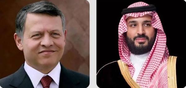 Jordan’s King calls Crown Prince; welcomes Saudi stance on rights of Palestinians