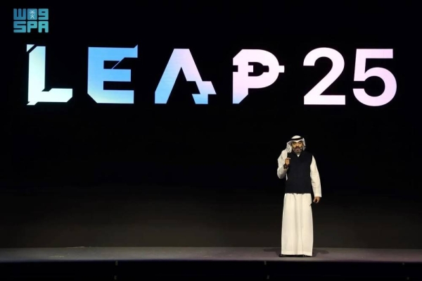 Minister of Communications and Information Technology Abdullah Alswaha inaugurates LEAP 2025 Tech Conference in Riyadh on Sunday.