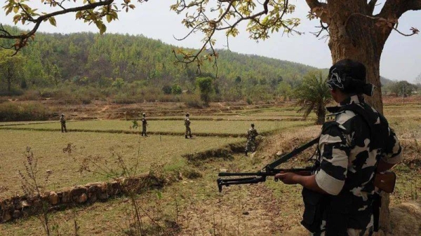 Gunfights between Maoist rebels and Indian security forces are common (file photo)