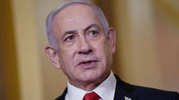 Benjamin Netanyahu said he had ordered Israeli forces to amass inside and around Gaza