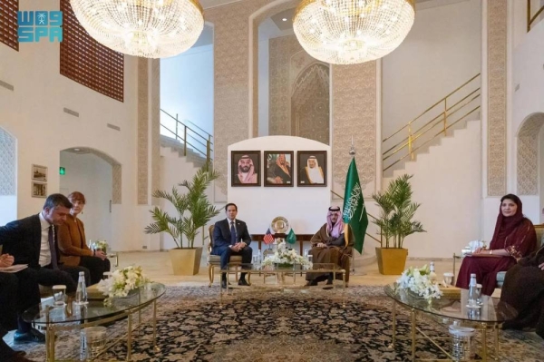 Saudi FM meets US Secretary of State Rubio in Riyadh; discusses regional situation