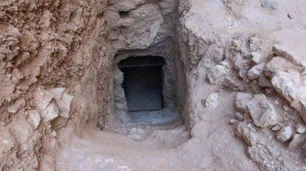 The entrance to the tomb of King Thutmose II, who ruled three-and-a-half thousand years ago