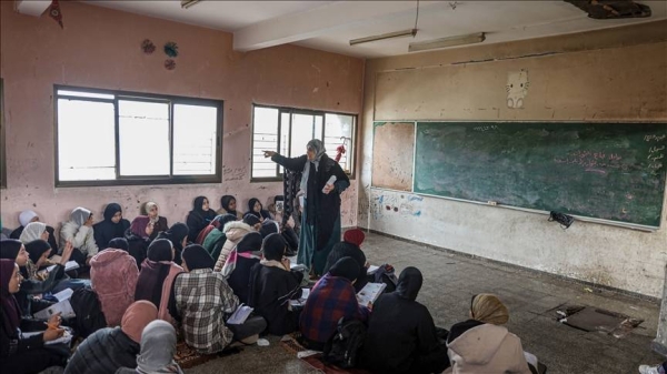 Gaza students return to school as ceasefire halts Israel’s devastating war