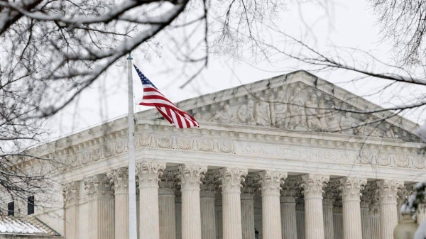 The US Supreme Court Building is seen on Capitol Hill on February 12, 2025 in Washington, DC