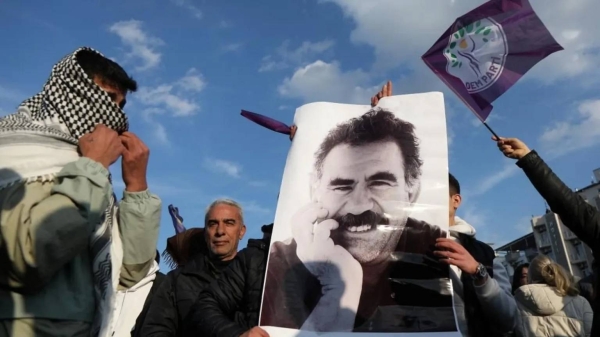 Ocalan, who has been imprisoned in Turkey since 1999, made the call in a statement read by Turkish lawmakers, urging PKK militants to abandon their armed struggle.