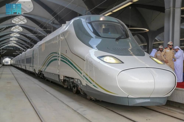 The Haramain High Speed Train service has contributed to ease road congestion significantly and meet the growing demand for travel between the holy cities of Makkah and Madinah, in addition to Jeddah.
