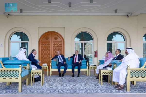 The Arab foreign ministers presented in their meeting in Doha the Gaza reconstruction plan, which was approved at the Arab Summit held in Cairo last week.

