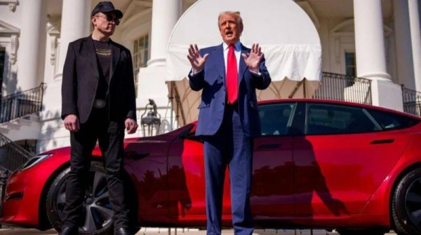 Donald Trump hosted an event at the White House this week where he promised to buy a Tesla