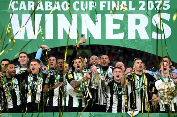 Newcastle United ends 70-year wait for domestic glory with Carabao Cup triumph