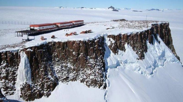 The Sanae IV research station in Antarctica where the alleged assault occurred