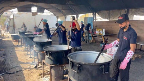 Anera's community kitchens in Khan Younis feeds some 6,000 people each day