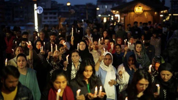 Kashmiris have held widespread protests against the militant attack
