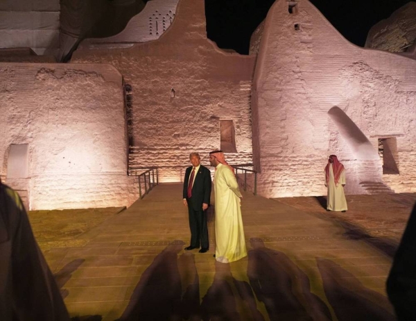 Crown Prince, Trump tour historic Diriyah