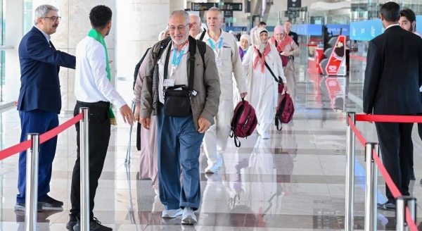 Over half a million Hajj pilgrims arrive in Saudi Arabia