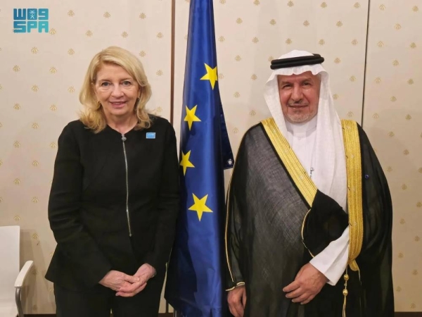 Dr. Al-Rabeeah meets chiefs of UNICEF, UNDP and UNFPA in Brussels