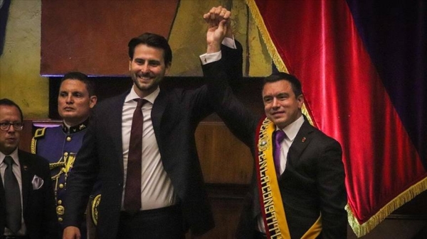 Daniel Noboa sworn in as Ecuador’s president, vows crackdown on crime and corruption