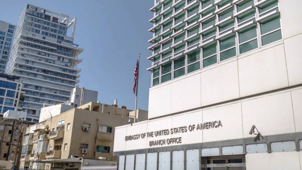 The United States Embassay in Tel Aviv