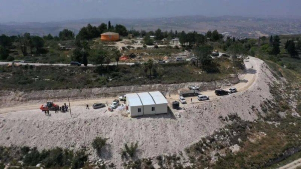 Israeli ministers said the settler outpost at Homesh will be retrospectively legalised (file photo from May 2023)