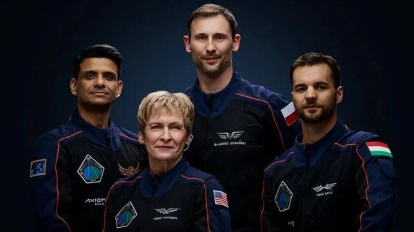 Group Captain Shubhanshu Shukla (left) will be piloting Axiom-4 mission to ISS. Led by former Nasa astronaut Peggy Whitson, the Ax-4 team of astronauts also includes Slawosz Uznanski-Wisniewski from Poland and Tibor Kapu from Hung
