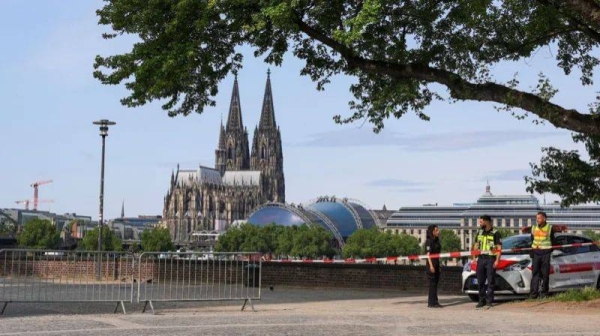 Police cordoned off large areas of the city of Cologne to enable a safe bomb defusal exercise