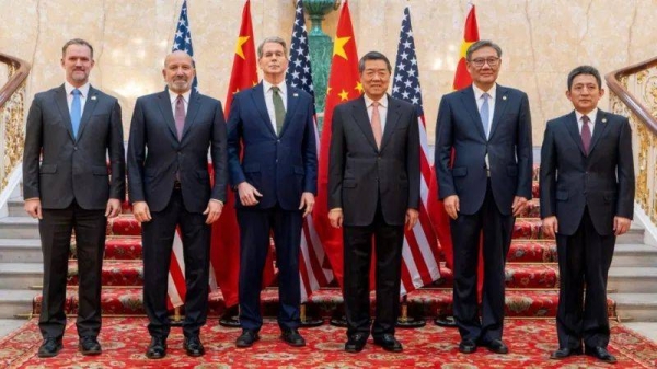 Top officials from the US and China have been meeting in London