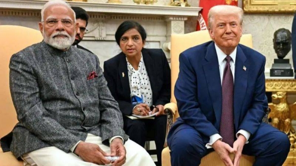 Indian Prime Minister Narendra Modi and US President Donald Trump spoke on the phone on Tuesday
