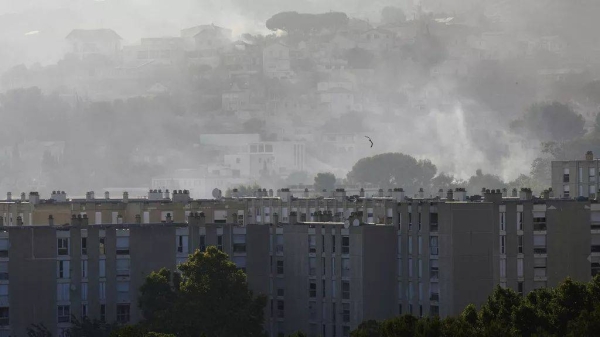 More than 100 injured and hundreds more evacuated as wildfire rages near French city of Marseille