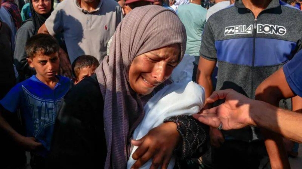 Medics at Nasser hospital in southern Gaza said Alaa al-Najjar's three-month-old baby son, Yehia, died as a result of malnutrition