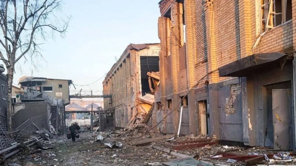Buildings at one of Zaporizhzhia's prisons were destroyed by an airstrike