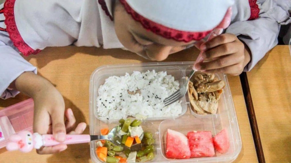 Prabowo's flagship free meals programme has become the target of food safety concerns and heated anti-government protests