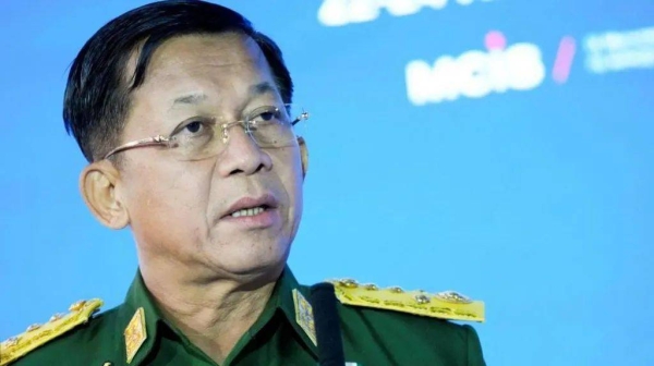 Junta leader Min Aung Hlaing had said the polls would be 'free and fair', but this notion has been widely dismissed