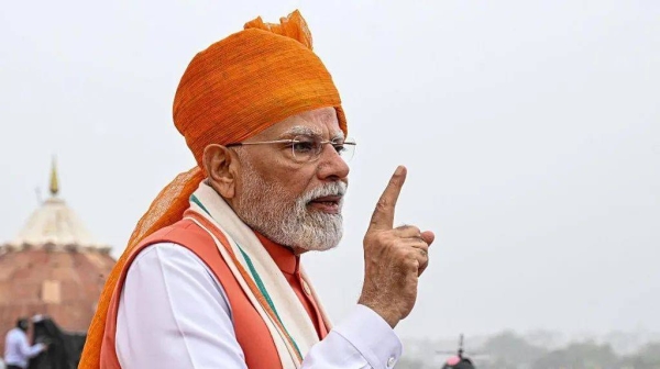 Modi has urged small shop owners and businesses to put up 'Made in India' boards outside their stores