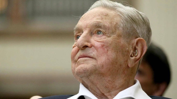 George Soros, founder and chairman of the Open Society Foundations, attends the Joseph A. Schumpeter award ceremony in Vienna, Austria, June 21, 2019