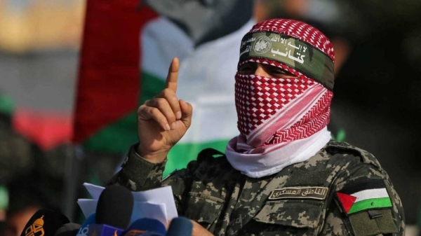 The longtime spokesman for Hamas’ armed wing Abu Obeida.