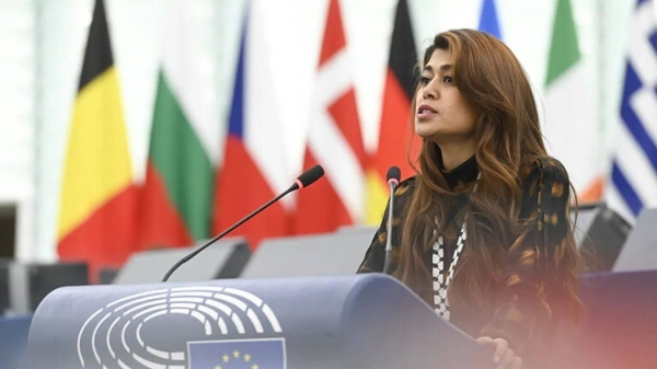 Rima Hassan was elected to the European Parliament with French party France Unbowed