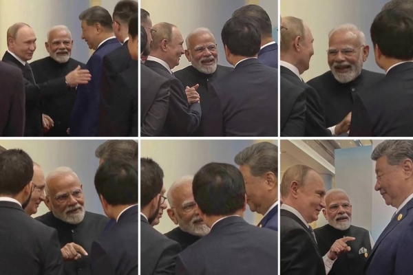Modi, Putin, Xi share warm moment as SCO summit