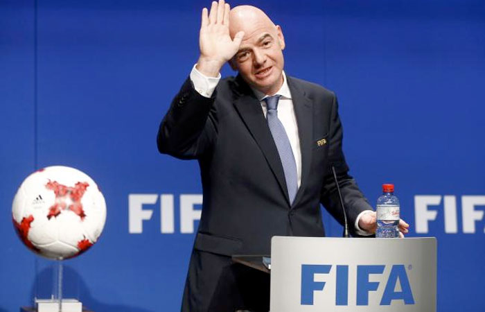 FIFA President Gianni Infantino addresses a news conference after a FIFA Council in Zurich, Switzerland, January 10, 2017. — Reuters