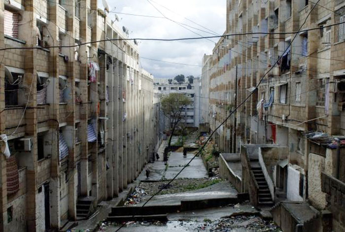A general view shows the Carrière-Jaubert neighborhood, one of the oldest suburbs on the northern outskirts of Algiers, known for its gang violence.  — AFP