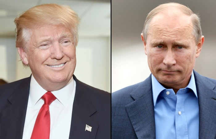 Donald Trump and Vladimir Putin