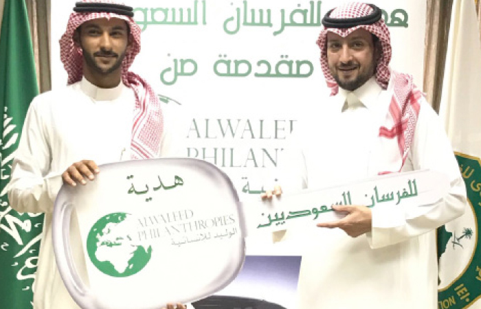 Alwaleed Philanthropies awards Saudi equestrians