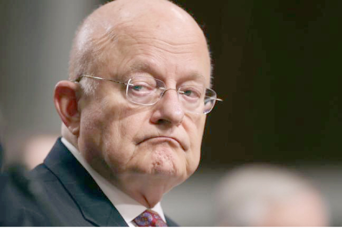 Director of National Intelligence James Clapper testifies before the Senate Armed Services Committee in the Dirksen Senate Office Building on Capitol Hill in Washington, D.C., in this Jan. 5, 2016 file photo. — AFP