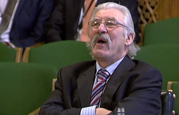 A video grab from footage broadcast by the UK Parliament’s Parliamentary Recording Unit (PRU) shows former International Association of Athletics Federations (IAAF) vice president, David Bedford, as he speaks at a House of Commons Culture Media and Sports Committee in London Tuesday. - AFP