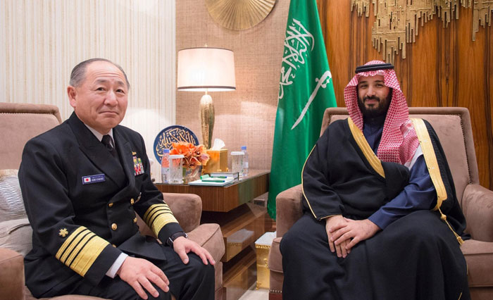 Deputy Crown Prince meets with Japanese chief of staff